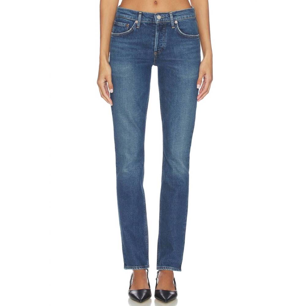 NEW AGOLDE cocktail ankle jeans in outline